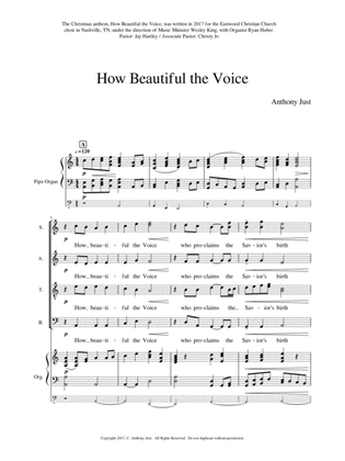 How Beautiful the Voice - Christmas Choral
