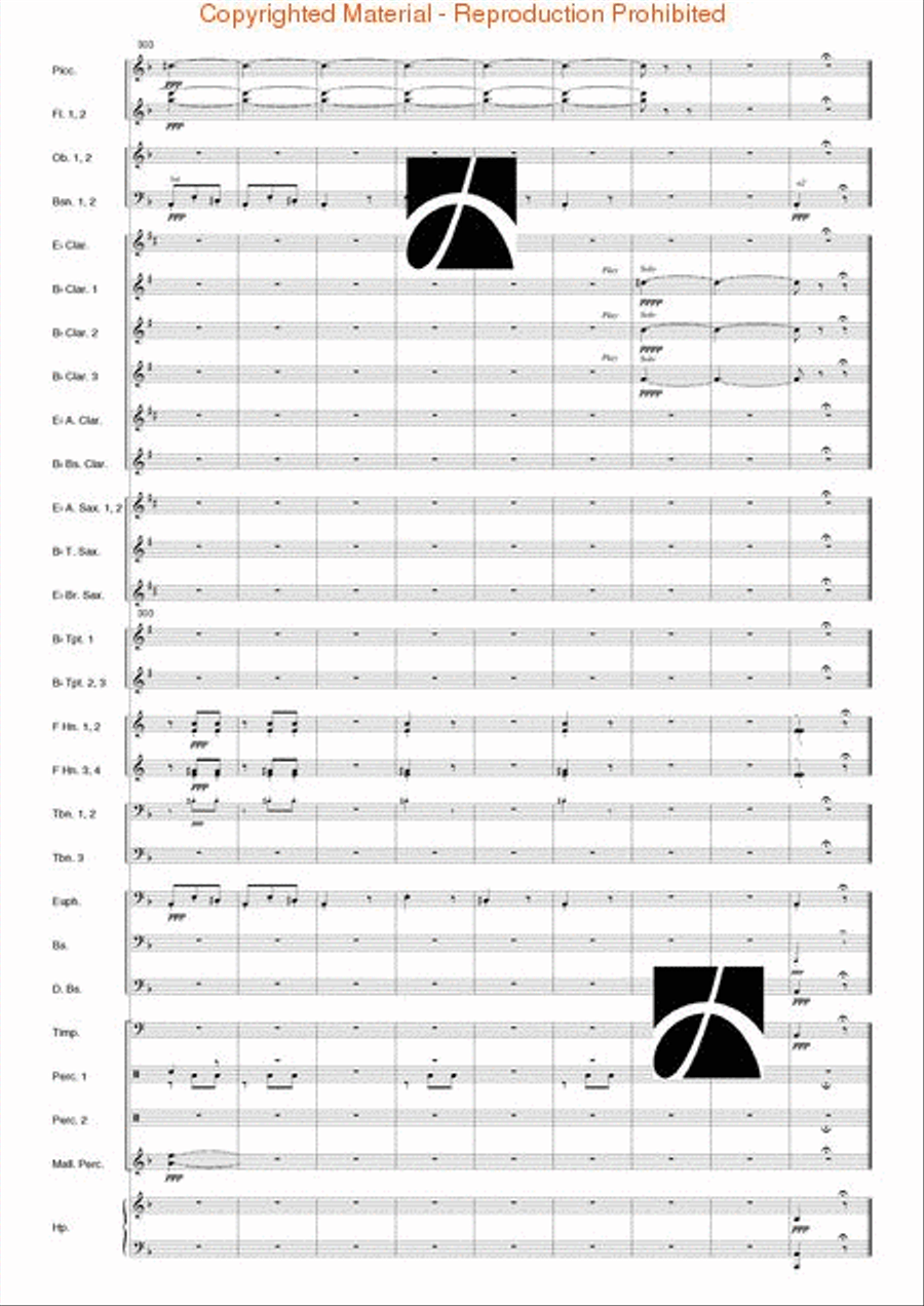 Carmen Suite Carmen Suite Concert Band scores gallery preview page 30
