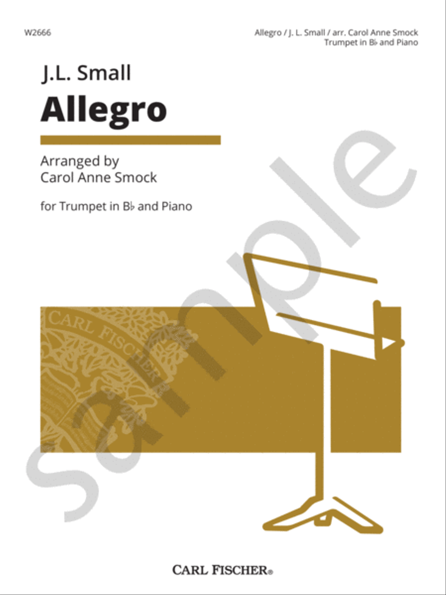 Allegro Trumpet Solo scores gallery preview page 3