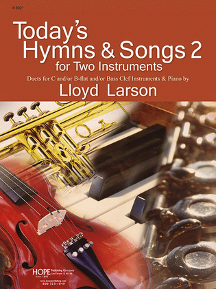 Book cover for Today's Hymns and Songs 2 Instruments, Vol. 2
