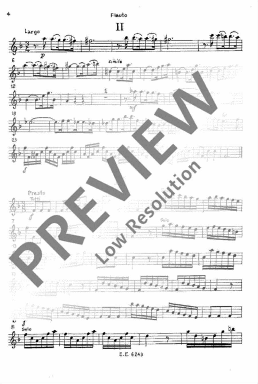 Concerto F major Flute scores gallery preview page 4