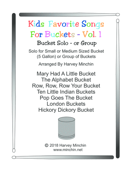 Kids' Favorite Songs for Buckets - Vol. 1 image number null