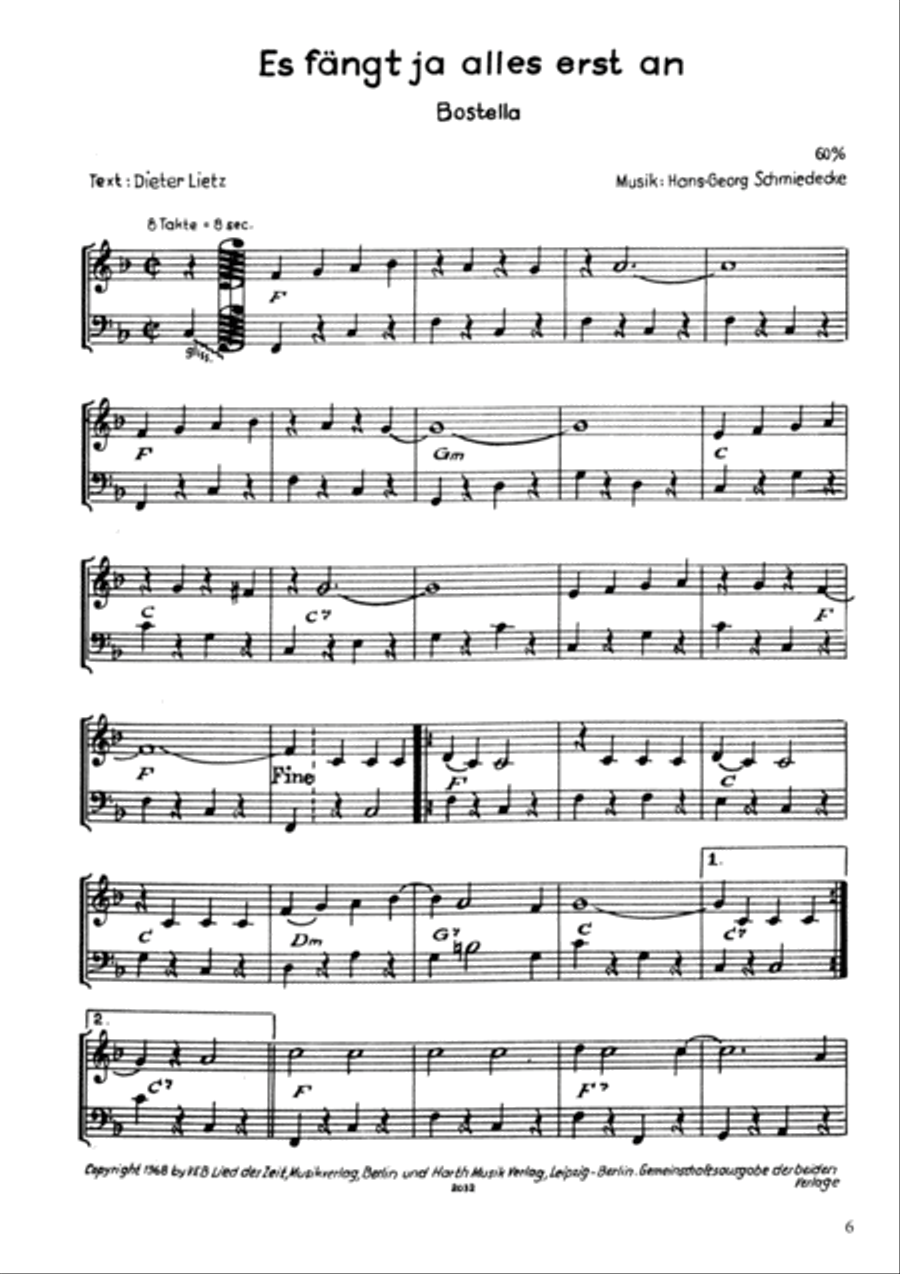 Fur den Solisten - Bassgitarre Bass Guitar scores gallery preview page 6