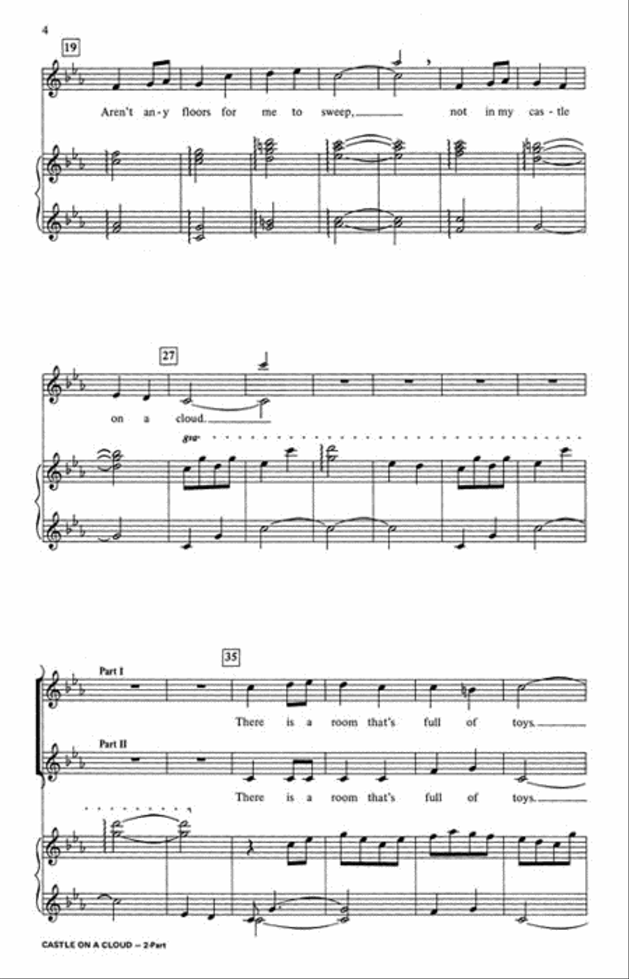 Castle on a Cloud 2-Part scores gallery preview page 3