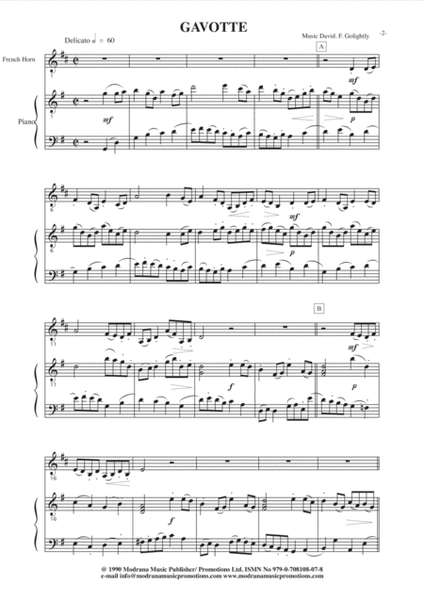 Three Simple Pieces for French Horn and Piano image number null