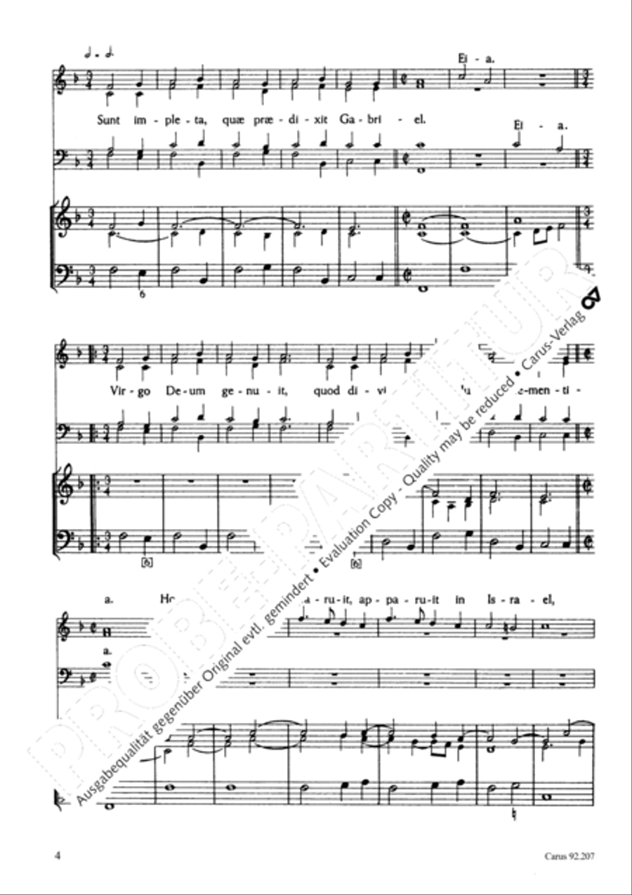 Ecce illuxit nobis STB scores gallery preview page 5