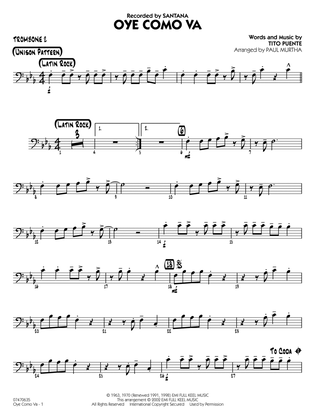 Oye Como Va (arr. Paul Murtha) - Trombone 2