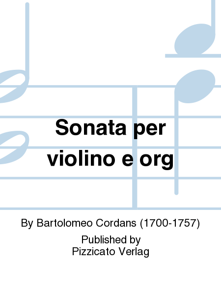 Sonata per violino e org