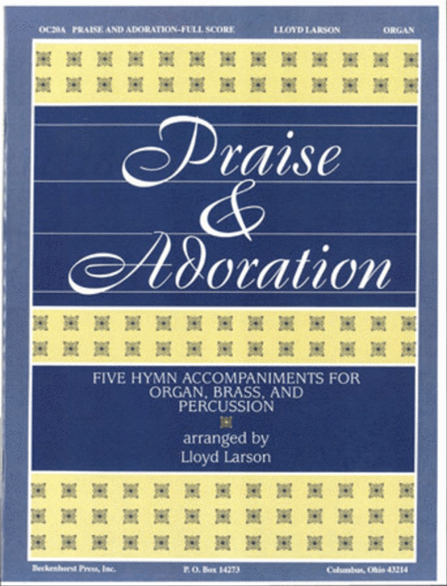 Praise and Adoration - full score and parts Horn scores gallery preview page 1