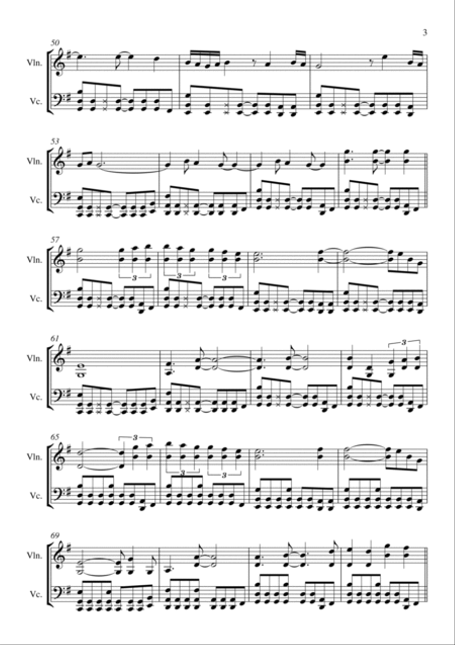 Stand By Me Stand By Me String Duet scores gallery preview page 4