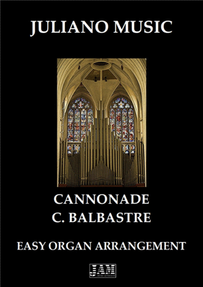 Book cover for CANNONADE (EASY ORGAN) - C. BALBASTRE
