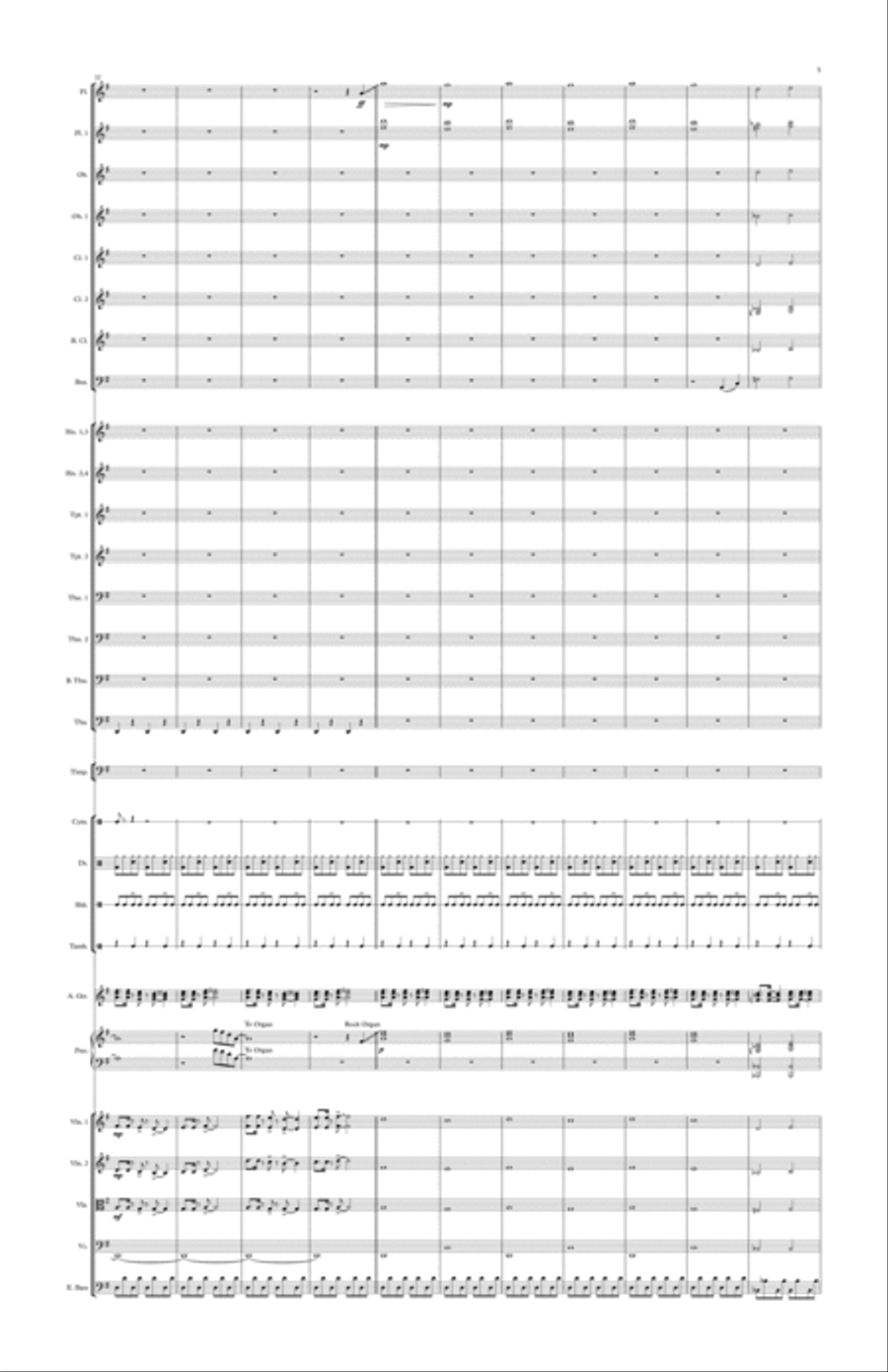 Fooling Yourself (the Angry Young Man) Full Orchestra scores gallery preview page 5