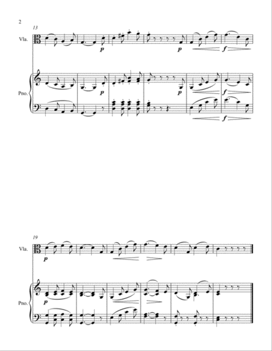 Waidmannslust Viola scores gallery preview page 2