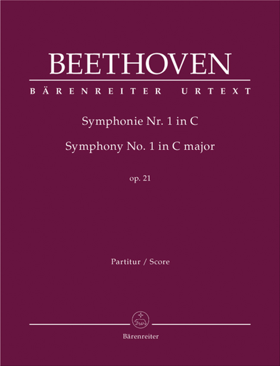 Symphony, No. 1 C major, Op. 21 Orchestra scores gallery preview page 1