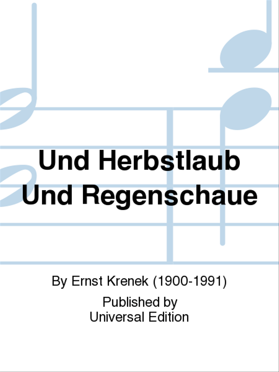 Und Herbstlaub Und Regenschaue School and Community scores gallery preview page 1