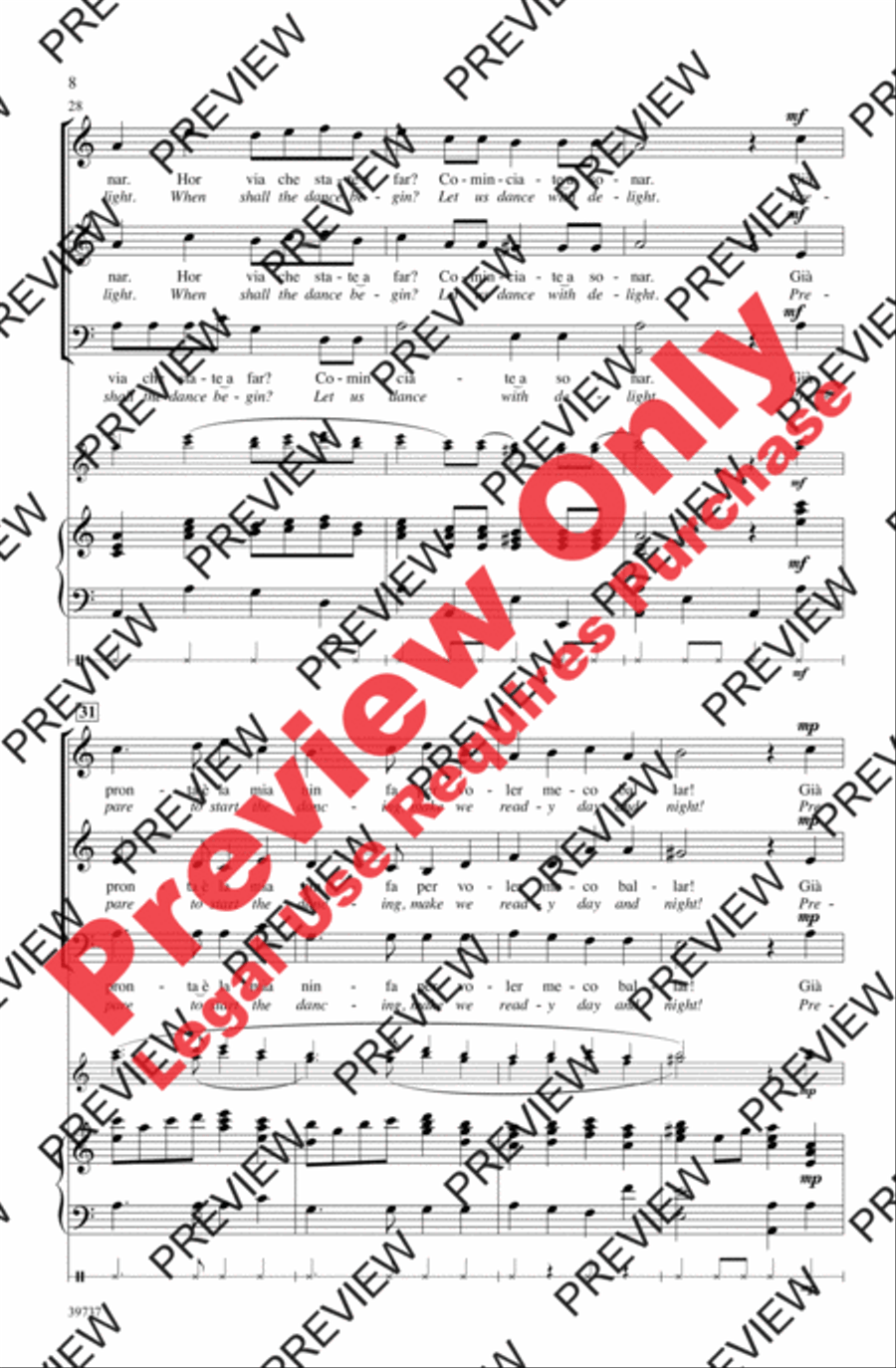 Sonatemi un Balletto Sonatemi un Balletto 3-Part scores gallery preview page 8
