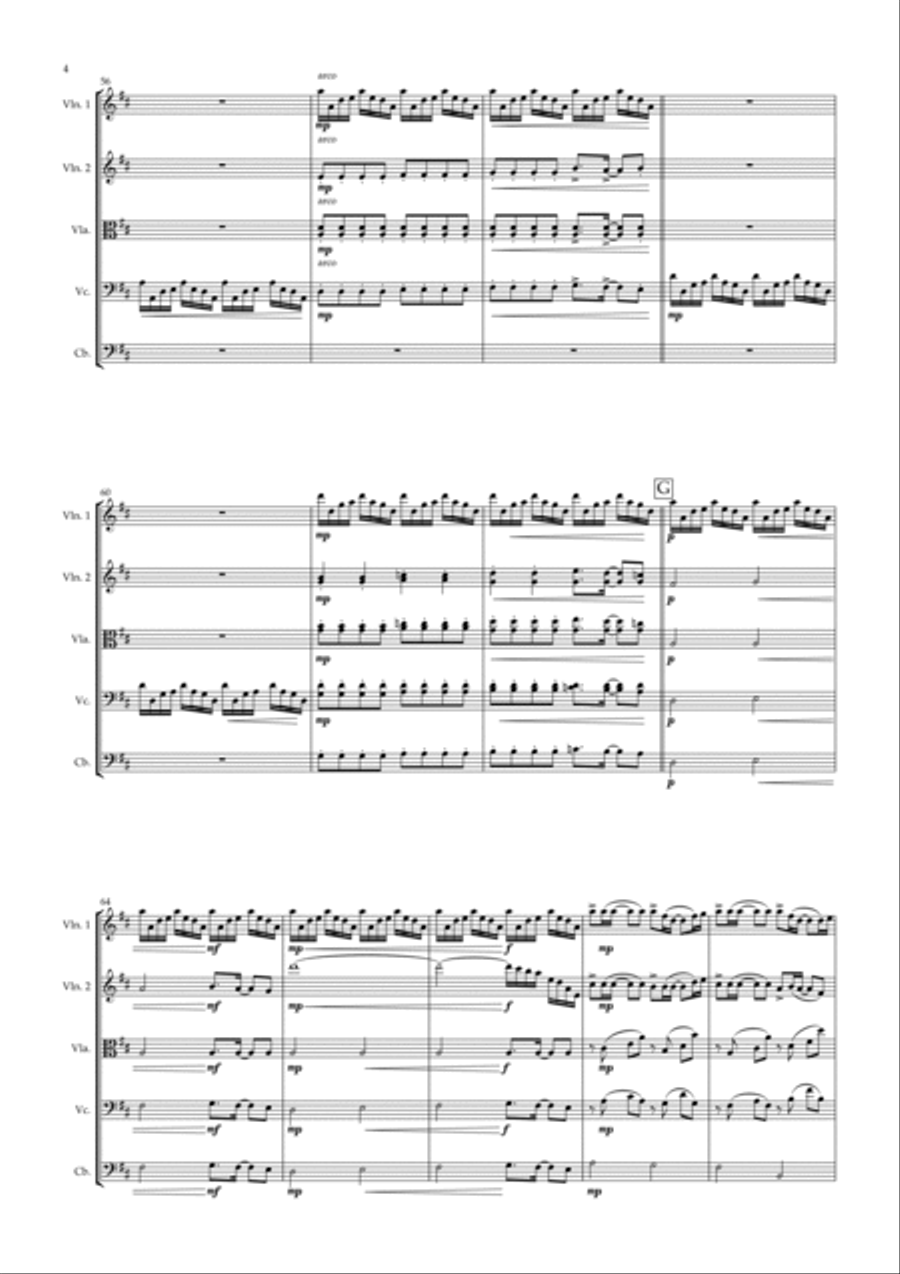 Summer String Quintet scores gallery preview page 4
