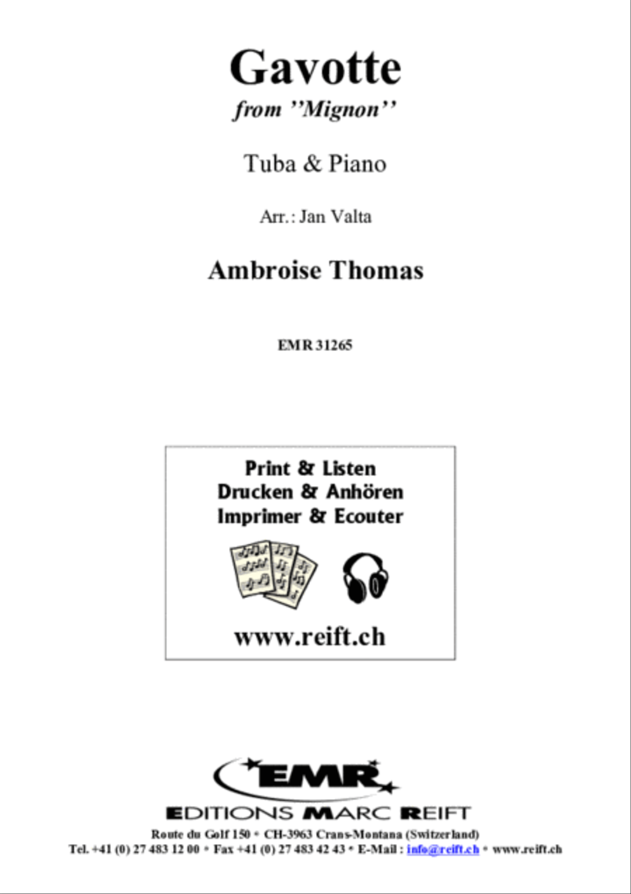 Gavotte Tuba scores gallery preview page 2