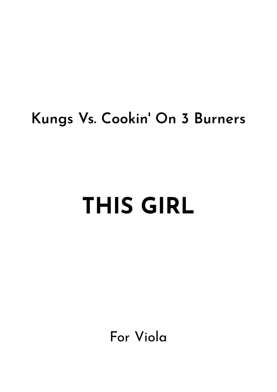 This Girl This Girl Viola Solo scores gallery preview page 1