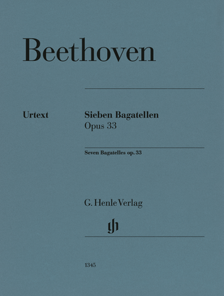 Book cover for Seven Bagatelles Op. 33