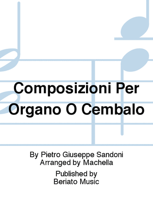Book cover for Composizioni Per Organo O Cembalo