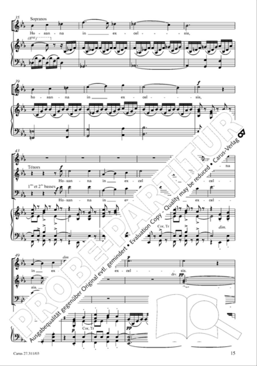 Requiem - church version (Requiem. Fassung mit kleinem Orchester) Requiem - church version (Requiem. Fassung mit kleinem Orchester) 4-Part scores gallery preview page 16
