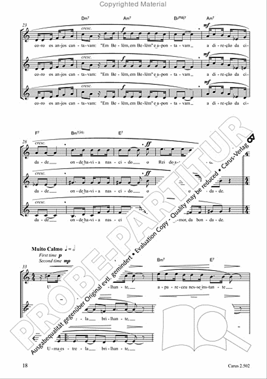 Makumbebe II. Latin American Choral Repertoire. Carmina mundi. Music + CD Choir scores gallery preview page 19