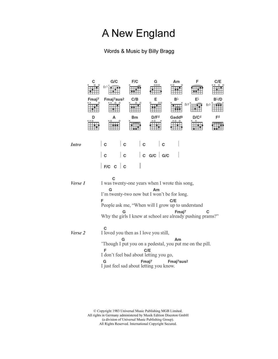 A New England Acoustic Guitar scores gallery preview page 1