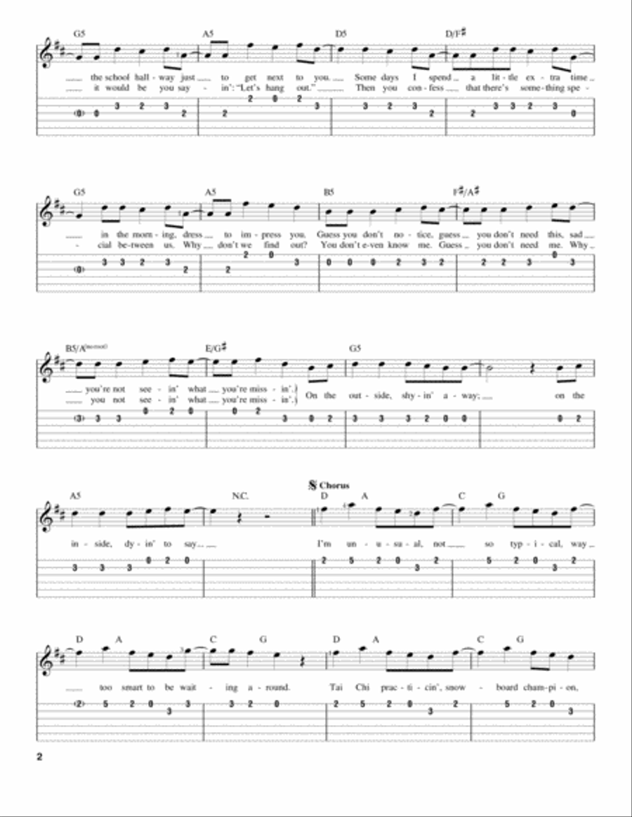 Rock Star Acoustic Guitar scores gallery preview page 2