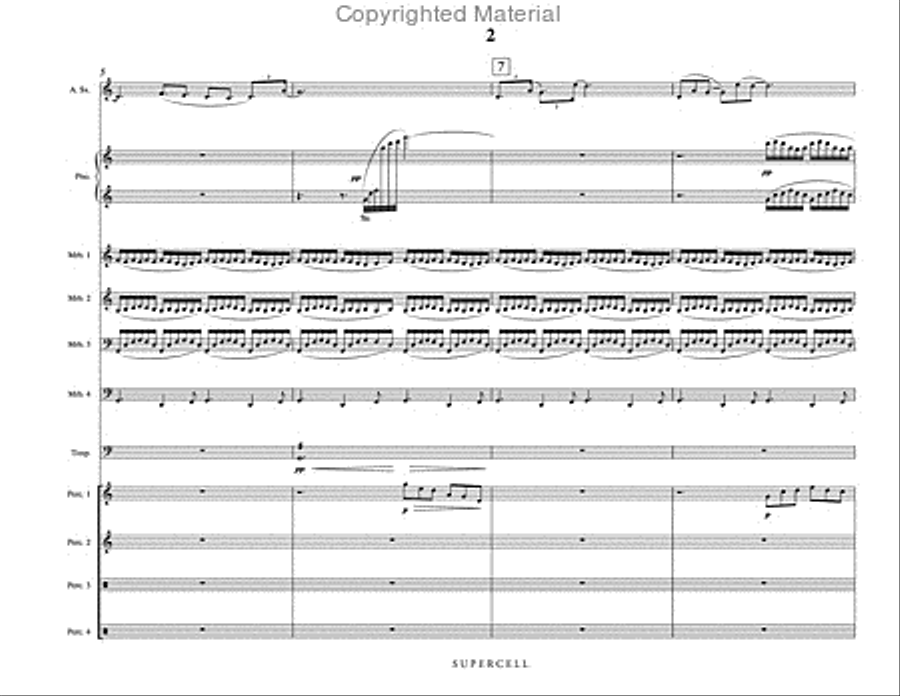 SuperCell Percussion Ensemble scores gallery preview page 3