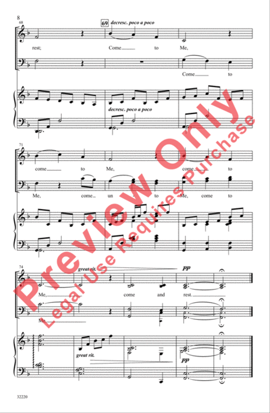 Rest 4-Part scores gallery preview page 8