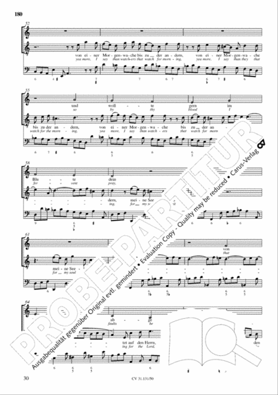 The Complete Sacred Vocal Works (Das geistliche Vokalwerk) Voice scores gallery preview page 181