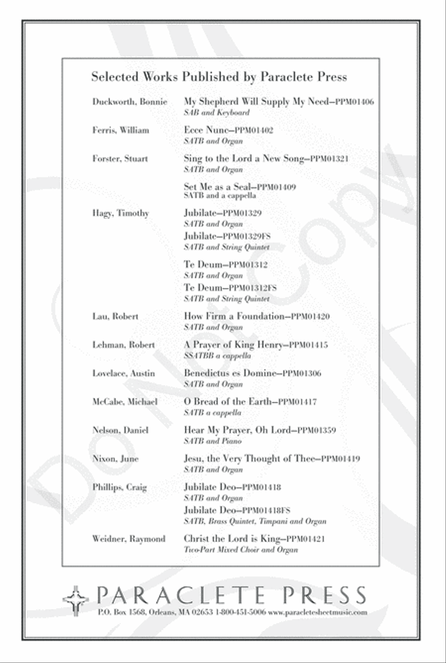 O God, My God, Eagerly I Seek You 4-Part scores gallery preview page 13