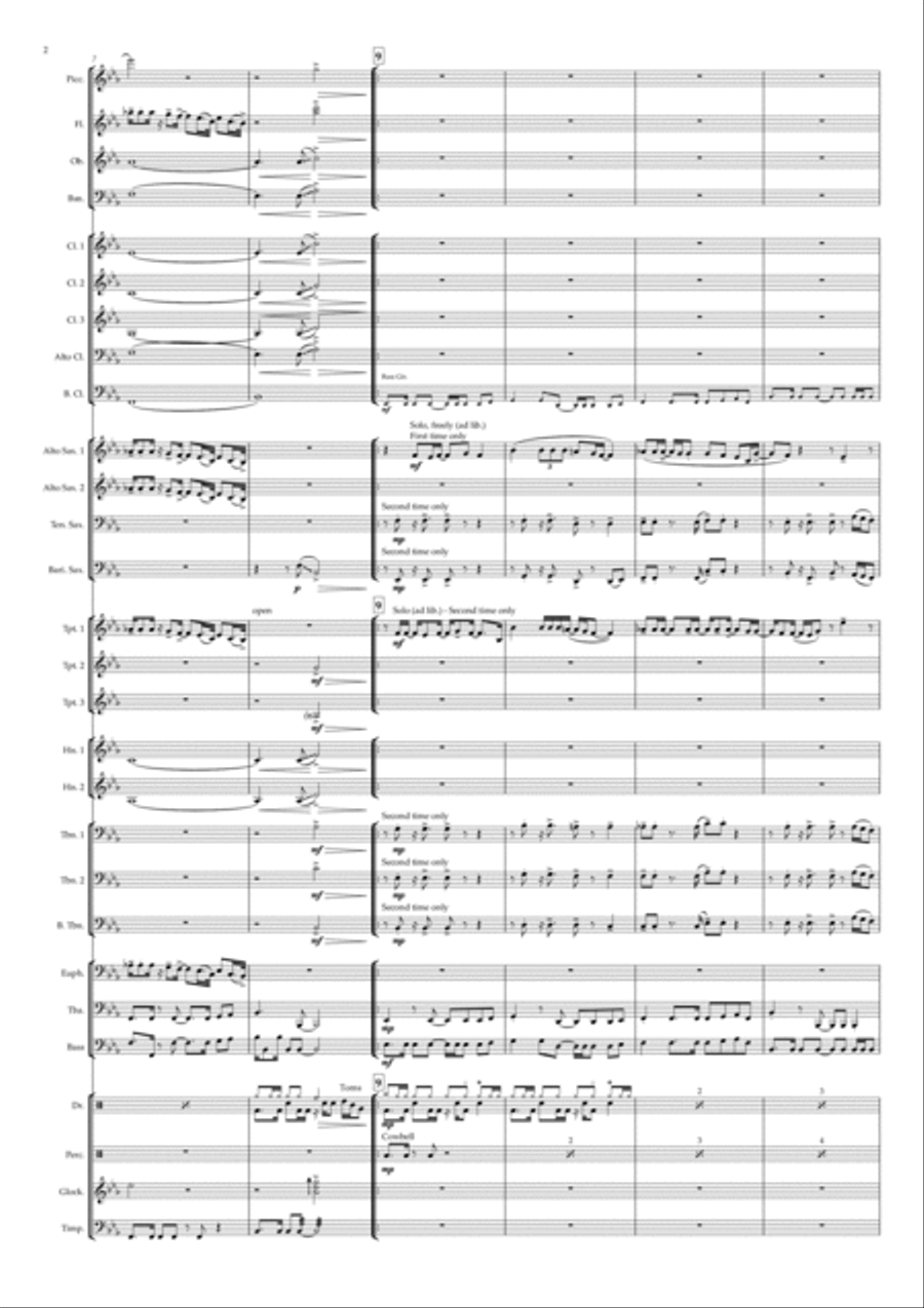 I Love Your Smile Concert Band scores gallery preview page 2