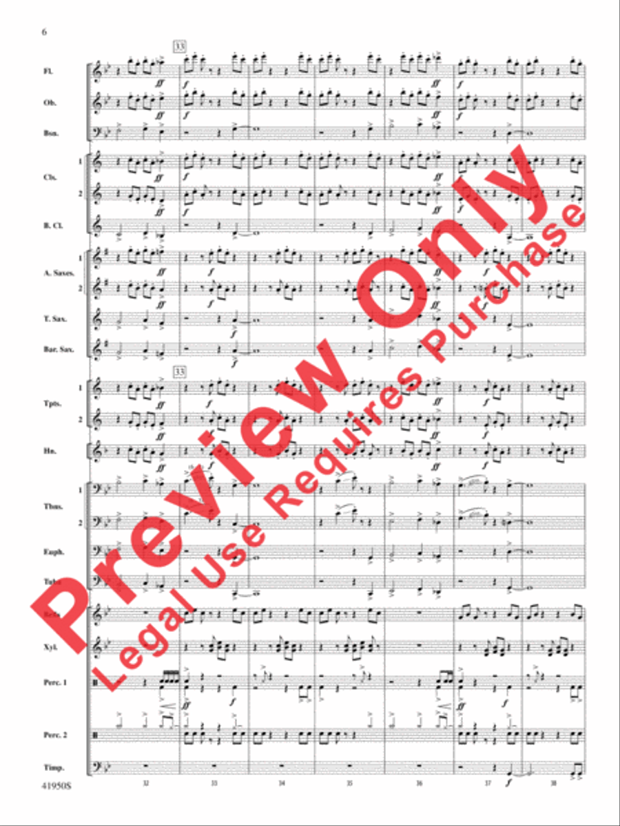 Mechanism Concert Band scores gallery preview page 7