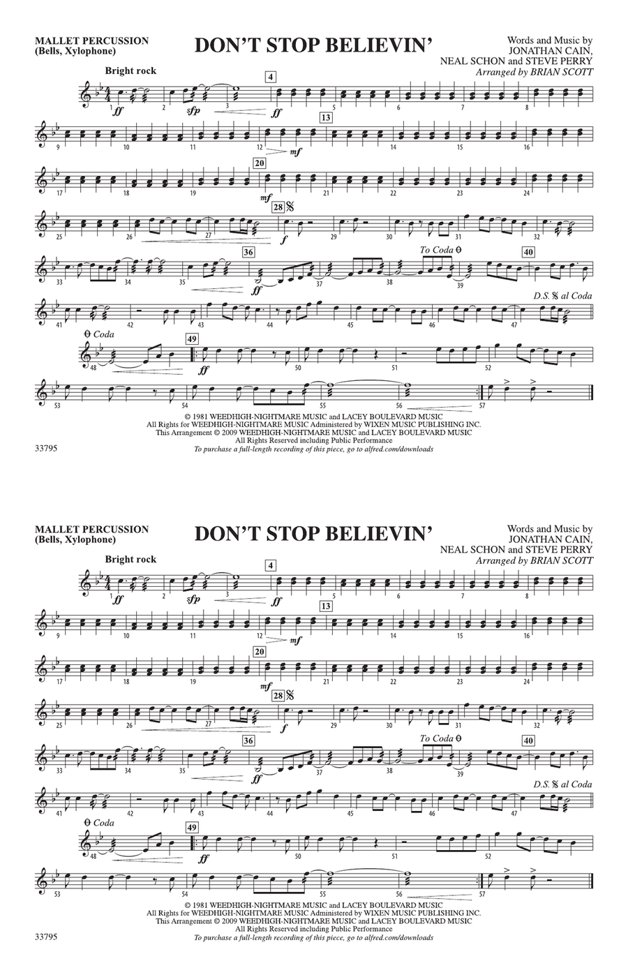 Don't Stop Believin': Mallets