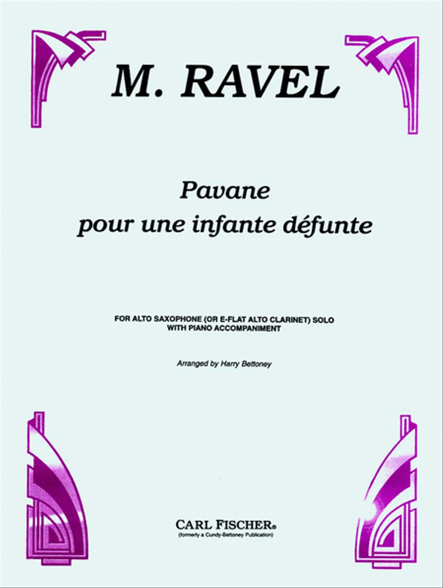 Pavane Pavane Alto Saxophone scores gallery preview page 1