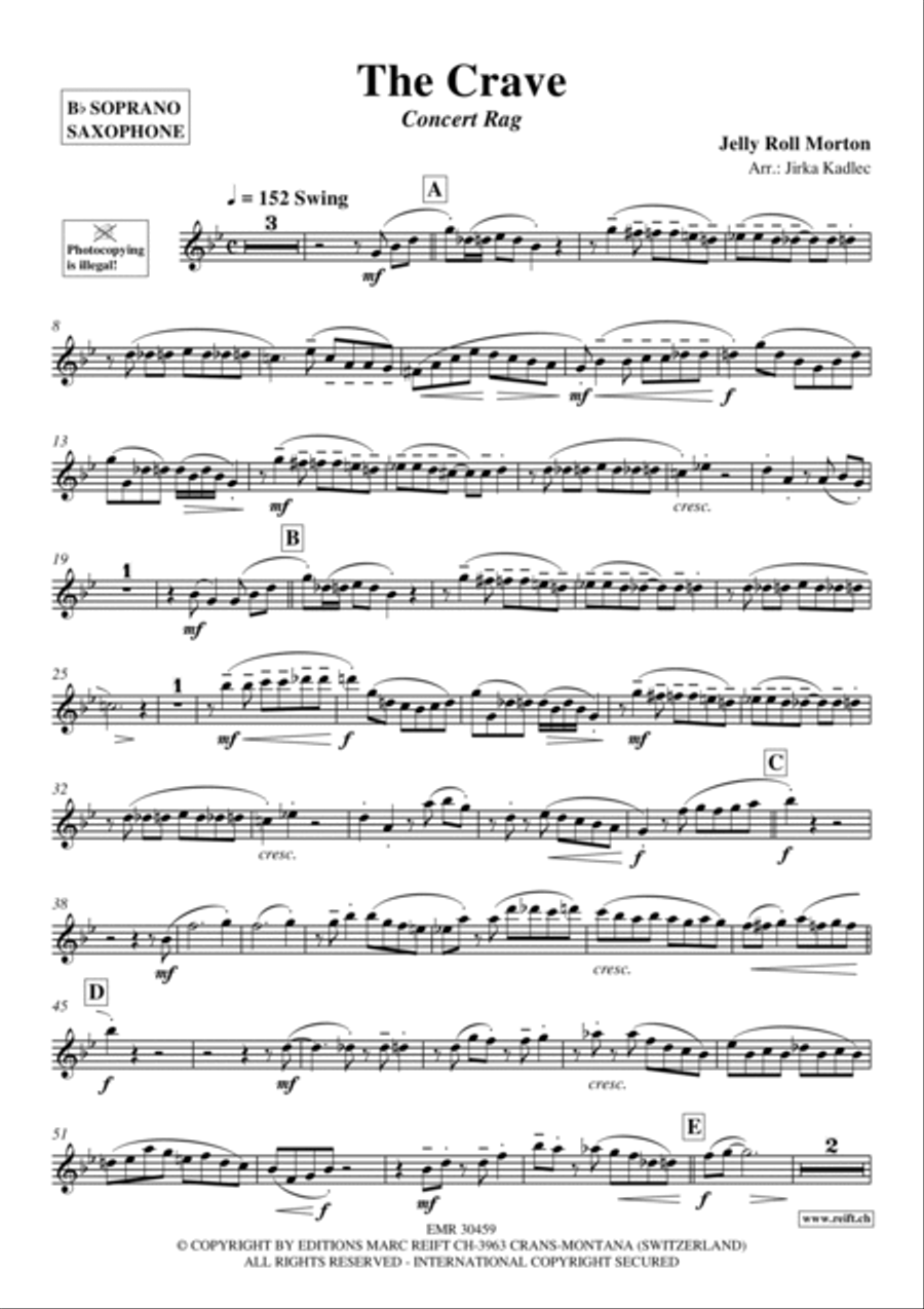 The Crave The Crave Soprano Saxophone scores gallery preview page 2