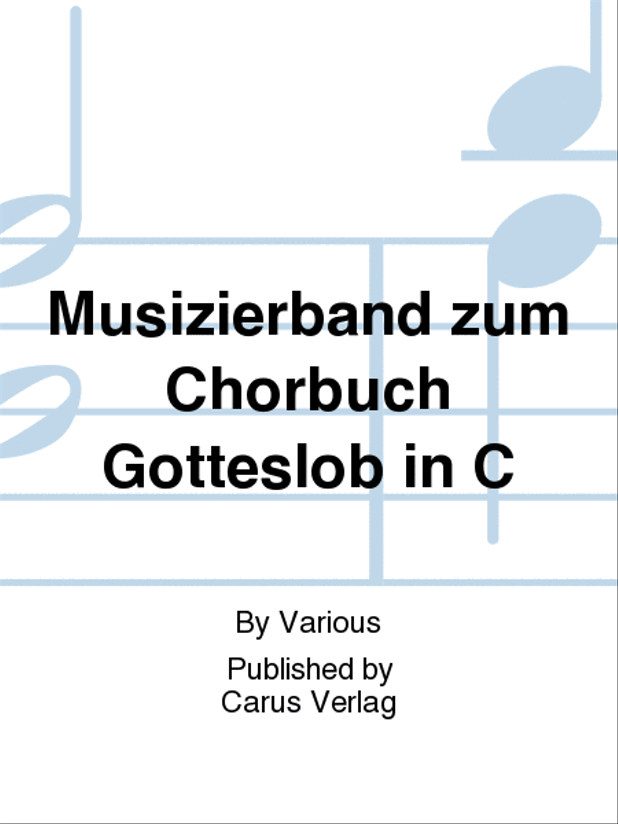 Musizierband zum Chorbuch Gotteslob Part scores gallery preview page 1