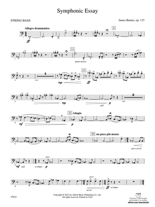 Symphonic Essay: String Bass