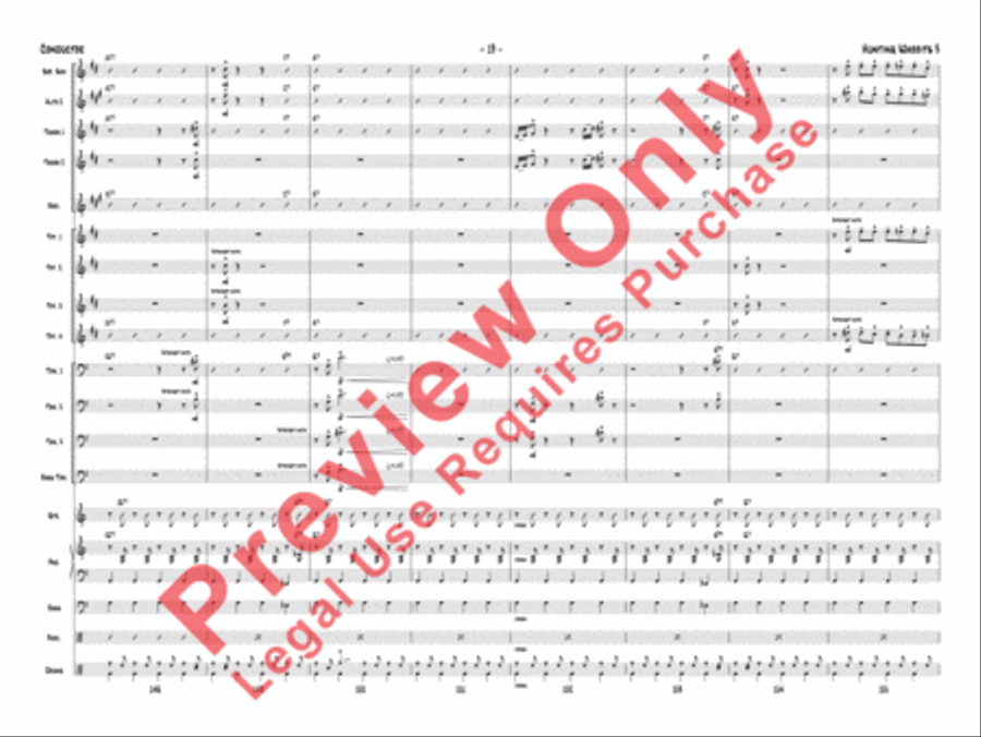 Hunting Wabbits 3 (Get Off My Lawn) Jazz Ensemble scores gallery preview page 22