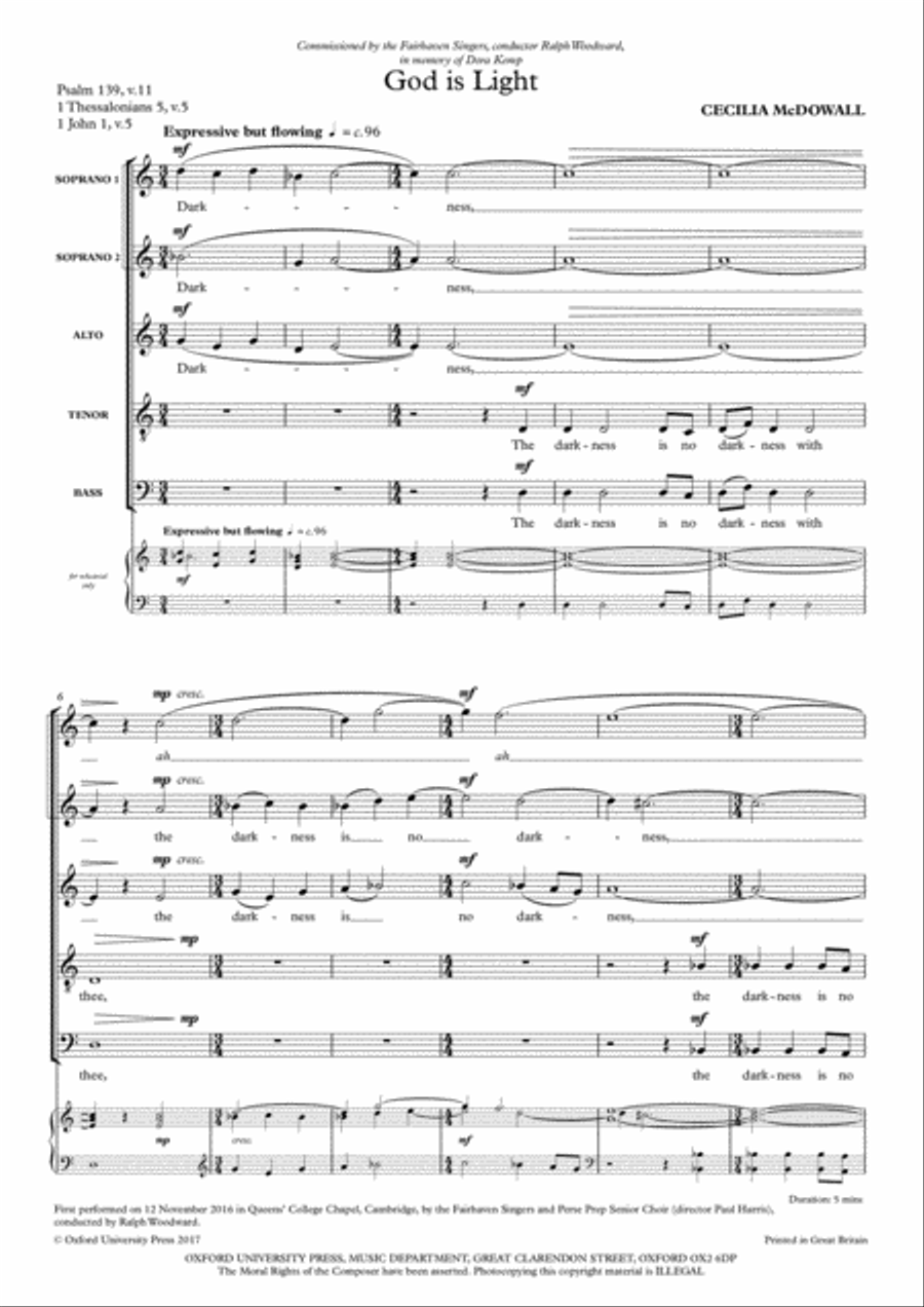 God is Light God is Light SSATB scores gallery preview page 2
