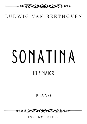Book cover for Beethoven - Sonatina in F Major - Intermediate
