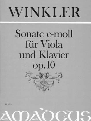Book cover for Sonata in C minor op. 10