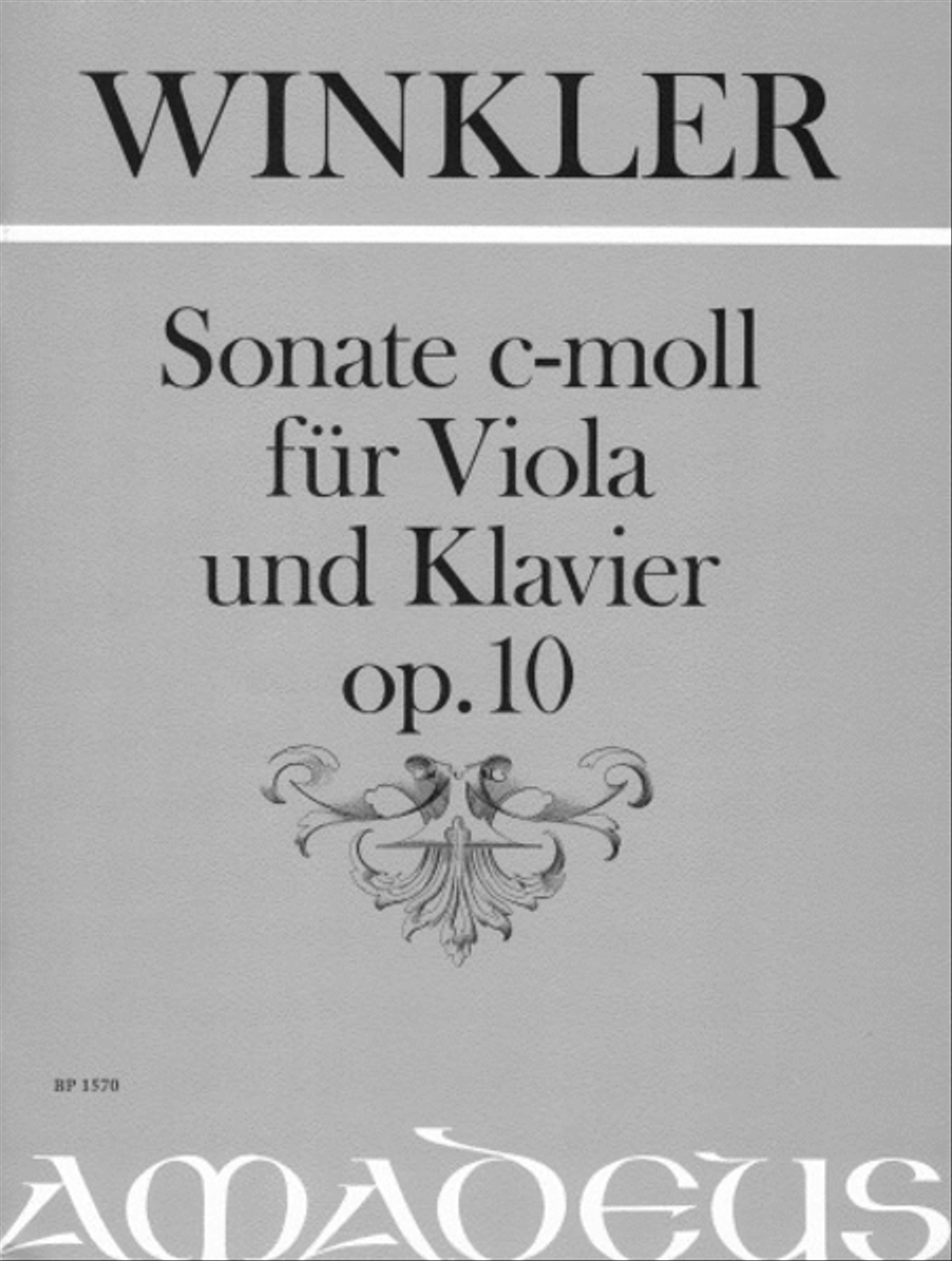 Sonata in C minor op. 10