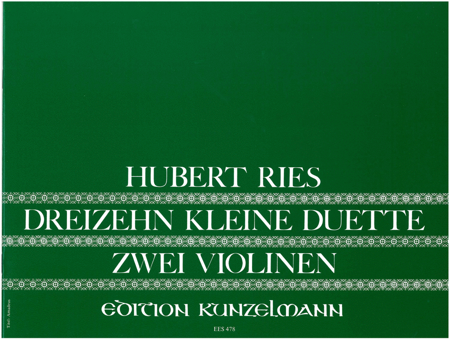 13 little duets for 2 violins String Duet scores gallery preview page 1