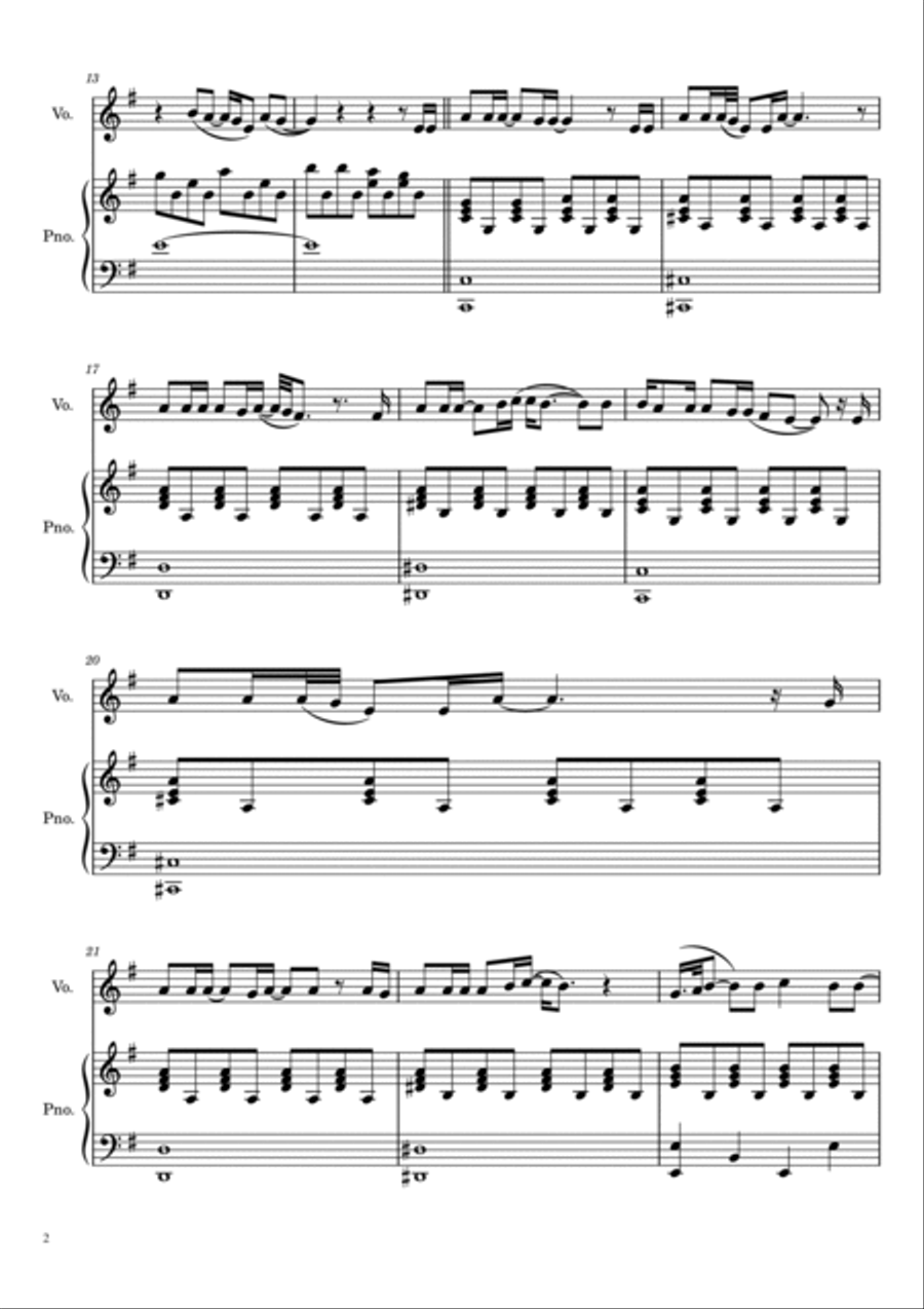 Hurt Voice scores gallery preview page 2