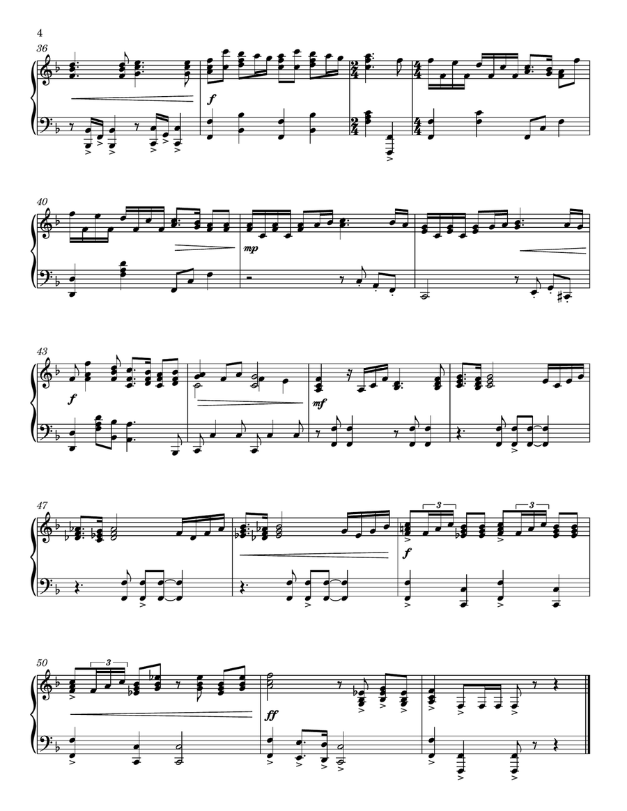 Lo, How a Rose E'er Blooming A Collection of Christmas Carols for Solo Piano by Michael Ware Piano Solo scores gallery preview page 6