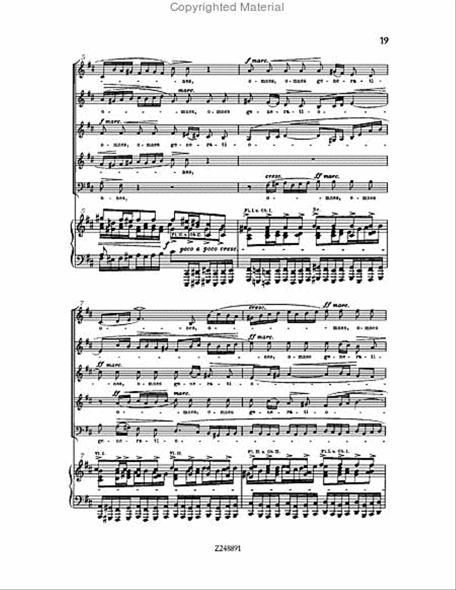 Magnificat in D major, BWV 243 Choir scores gallery preview page 19