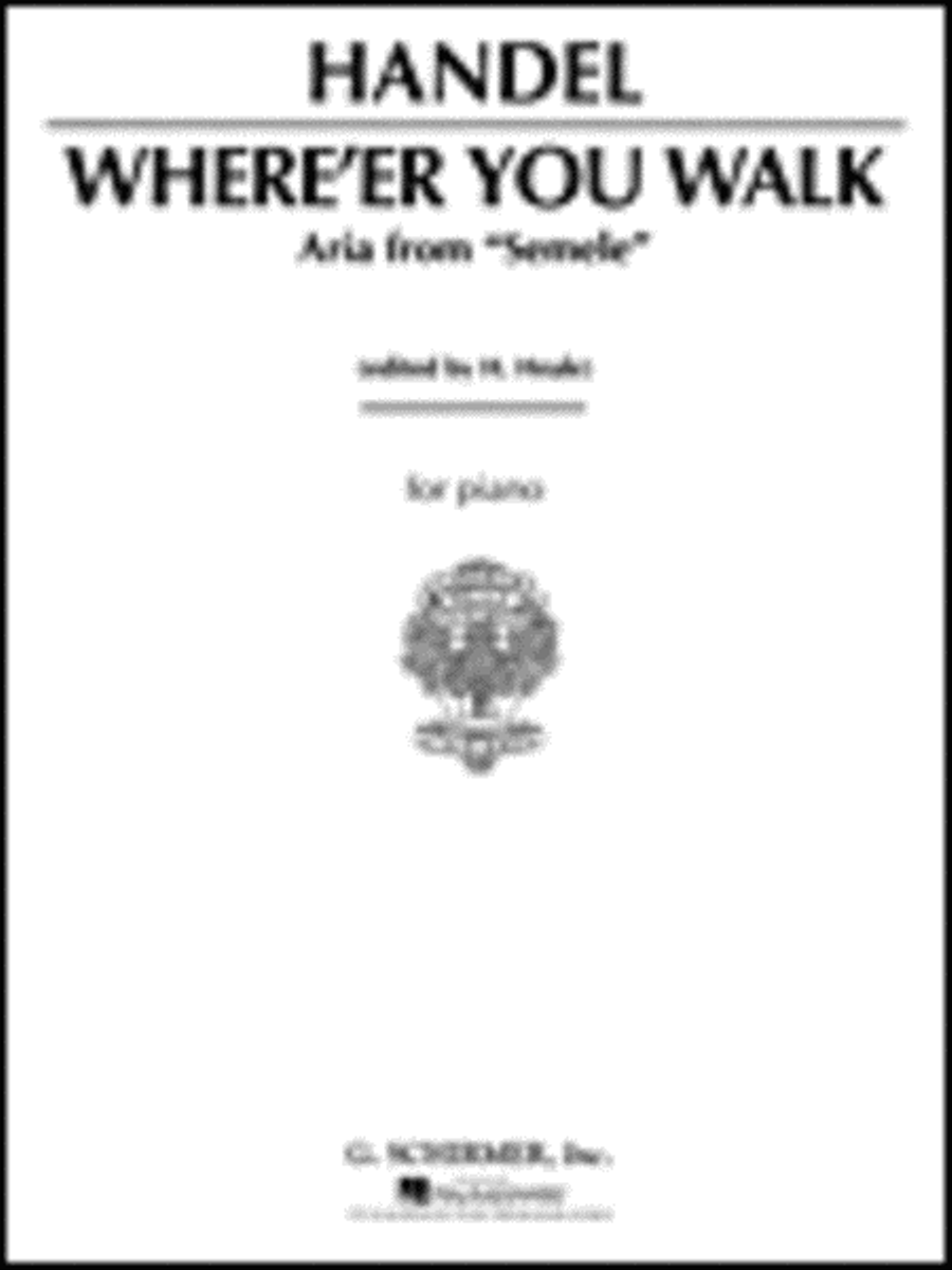 Where E'er You Walk (from Semele) Voice scores gallery preview page 1